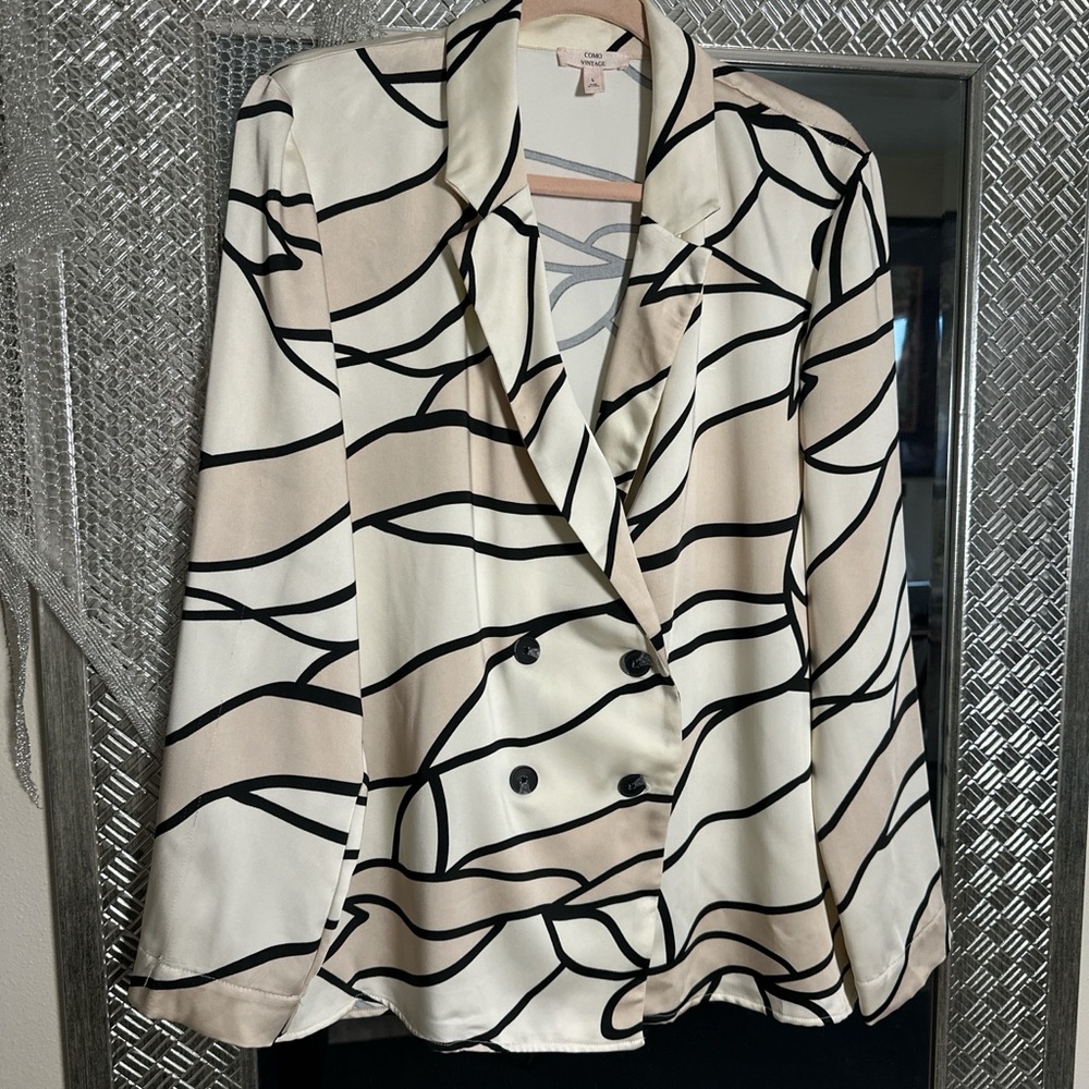 Como Vintage satin blazer